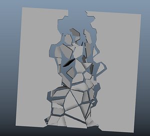 destruction floor 3D model