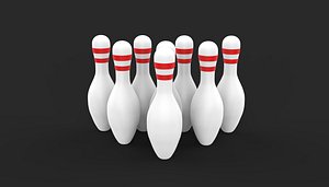 Bowling Pins 3D model