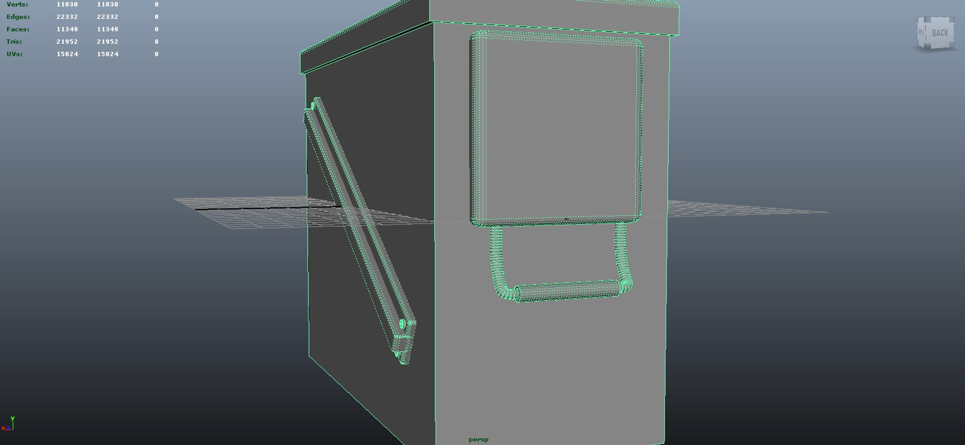 3d model ammo box