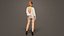 Mulher de salto alto branco e short jeans 1 Remasterizado