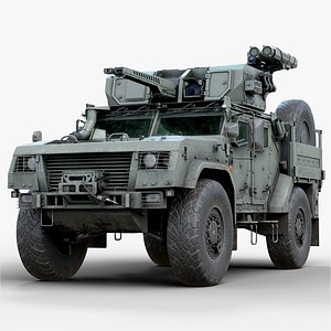 Titan Armored Car with Interior Realtime