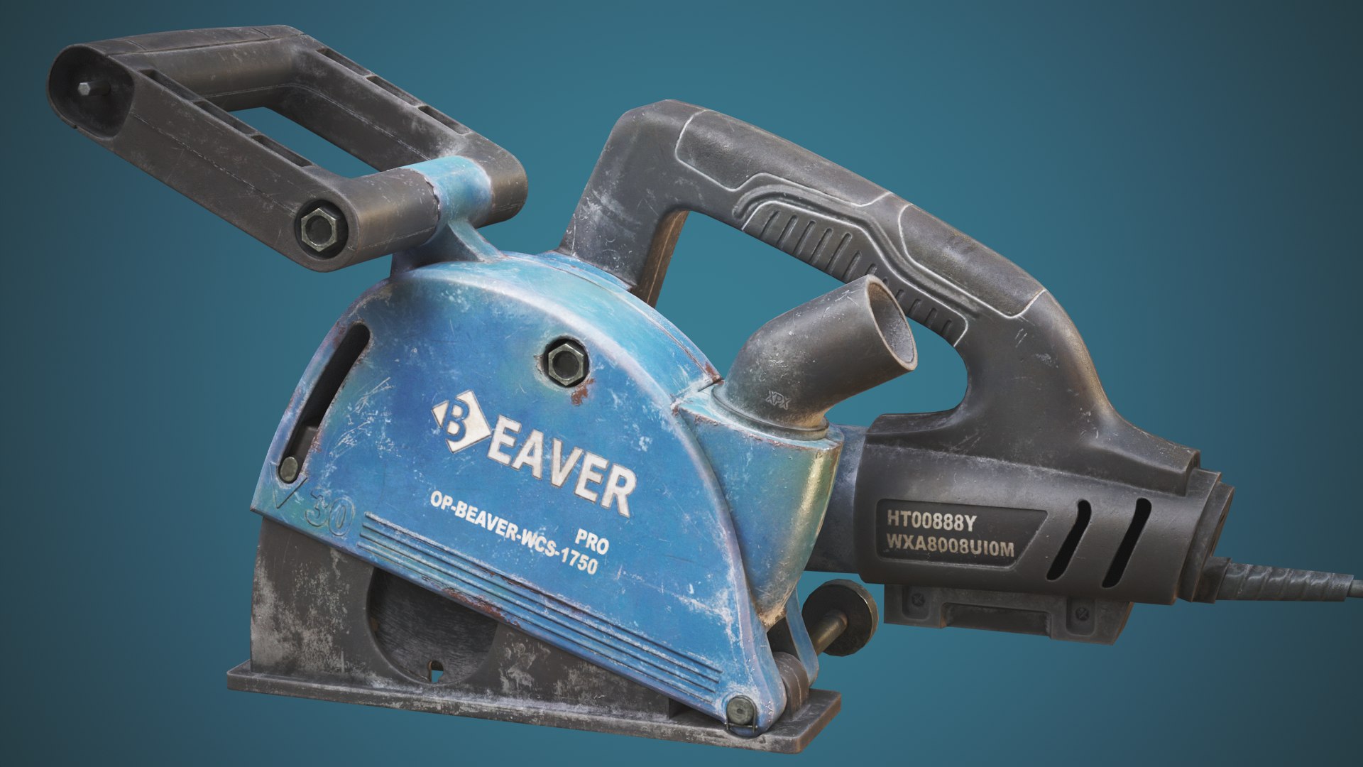 Old Used Dusty Wall Chaser Saw Electrical Cut Off Saw Tool Da1 3D Model ...