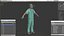 Male Surgeon Doctor wearing Mask Stained Blood Rigged
