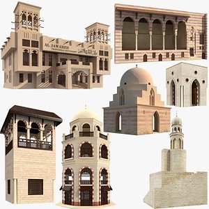 Large Arabic Islamic Buildings