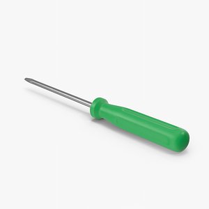 Green Screwdriver 3D model