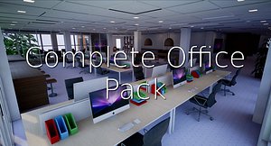 lightmapped complete shc quickoffice 3D model