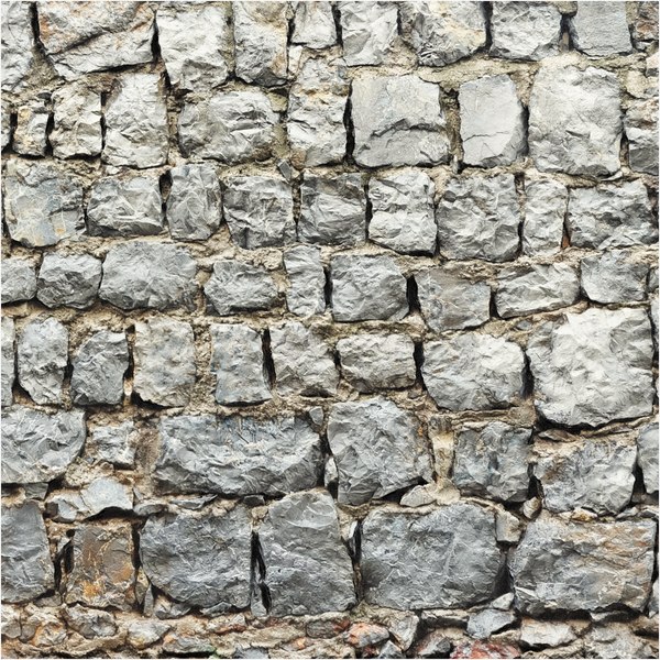 3D Stone Wall with Real Texture V1