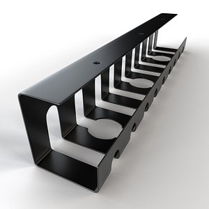 Desk Cable Duct Cable Management 3D model