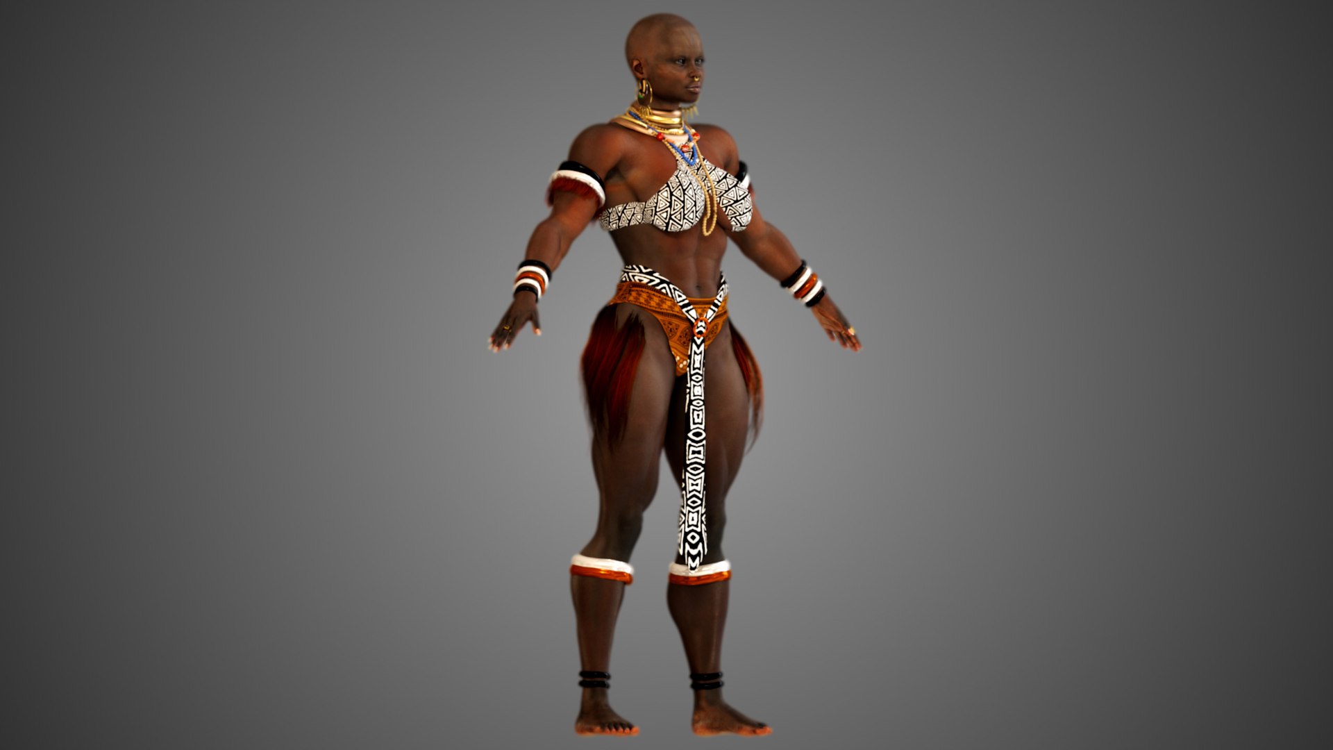 3D Native African Warrior Female https://p.turbosquid.com/ts-thumb/uo/Jpr6ei/RK/a2/jpg/1782327589/1920x1080/fit_q87/4825975abccb14783da13cf230a41233bc5afa88/a2.jpg