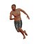 Middle Aged Latino Man Swimsuit