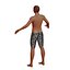 Middle Aged Latino Man Swimsuit