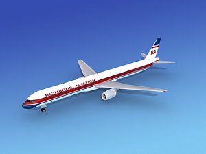 airline boeing 757 757-300 3ds