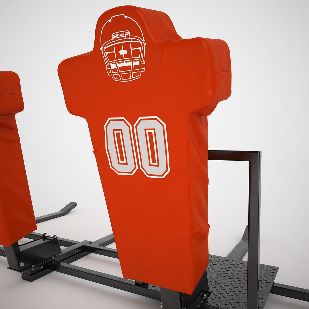 3d model football dummy training
