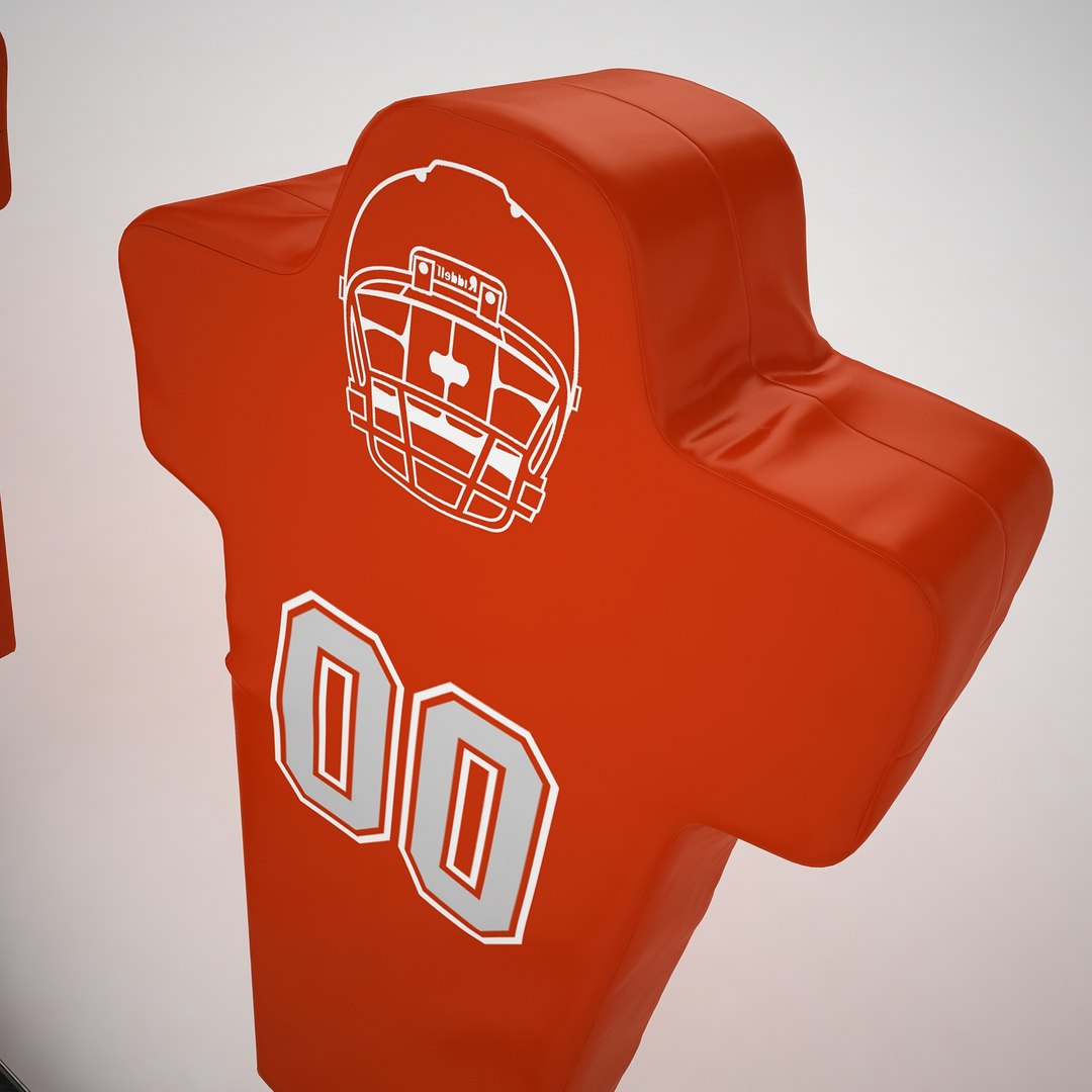 3d model football dummy training