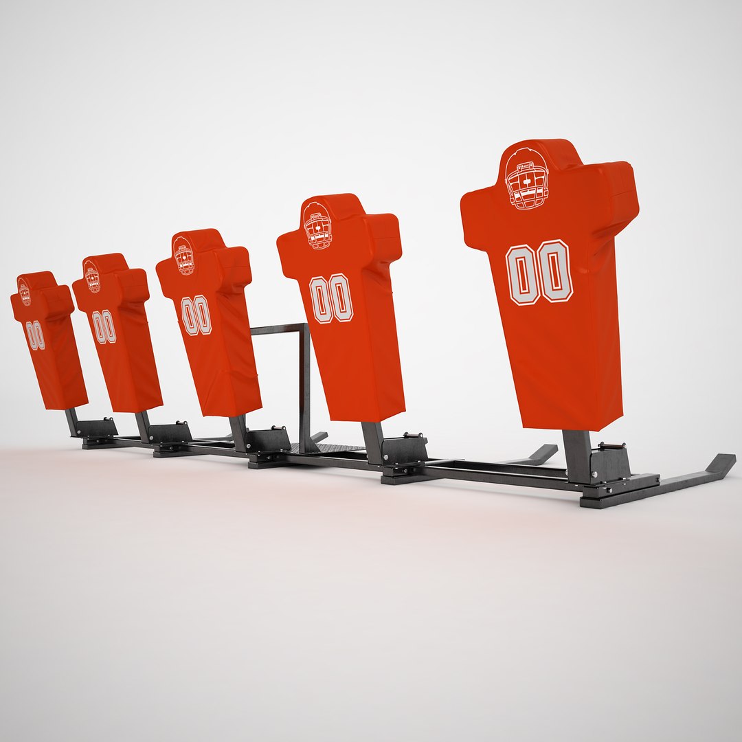 3d model football dummy training