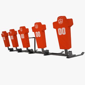 3d model football dummy training