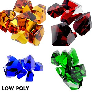High quality Gem Collection Low poly