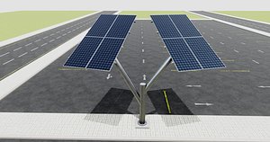 SOLAR ENERGY TREE 3D model