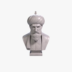 3D Suleiman the Magnificent  Bust Sculpture Printable STL File