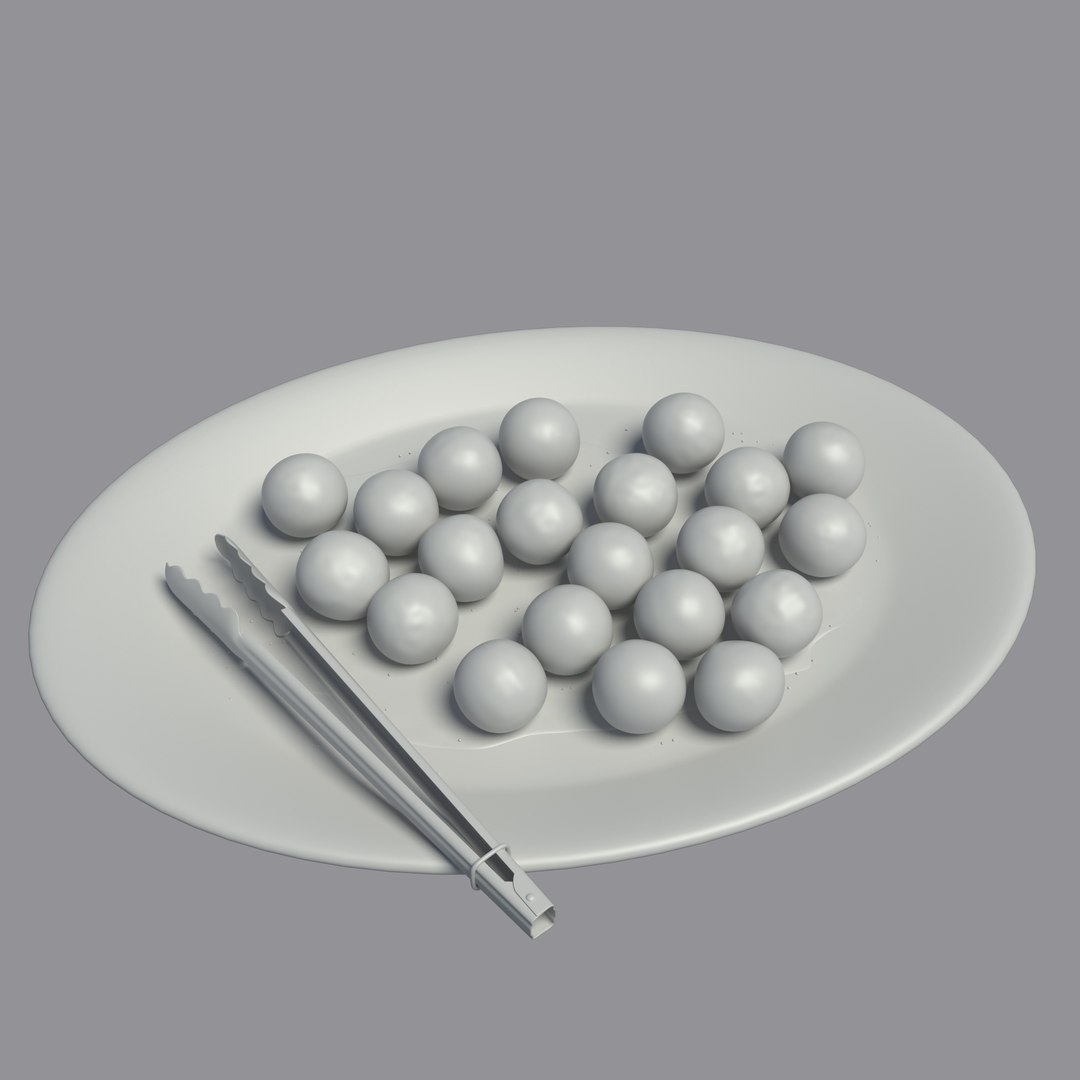 3D Fishballs model https://p.turbosquid.com/ts-thumb/uo/QNVdT9/g1/fishballs_lamb/jpg/1678441963/1920x1080/fit_q87/972cfdd3d7b61f6b60d0ced8e0d5ec71c493ff07/fishballs_lamb.jpg
