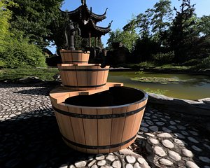 Fountain zen garden 3D model