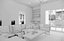 Escena de Revit de habitación familiar contemporánea, modelo