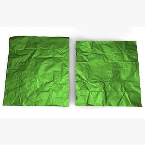 Crumpled Paper-foil 3d scan