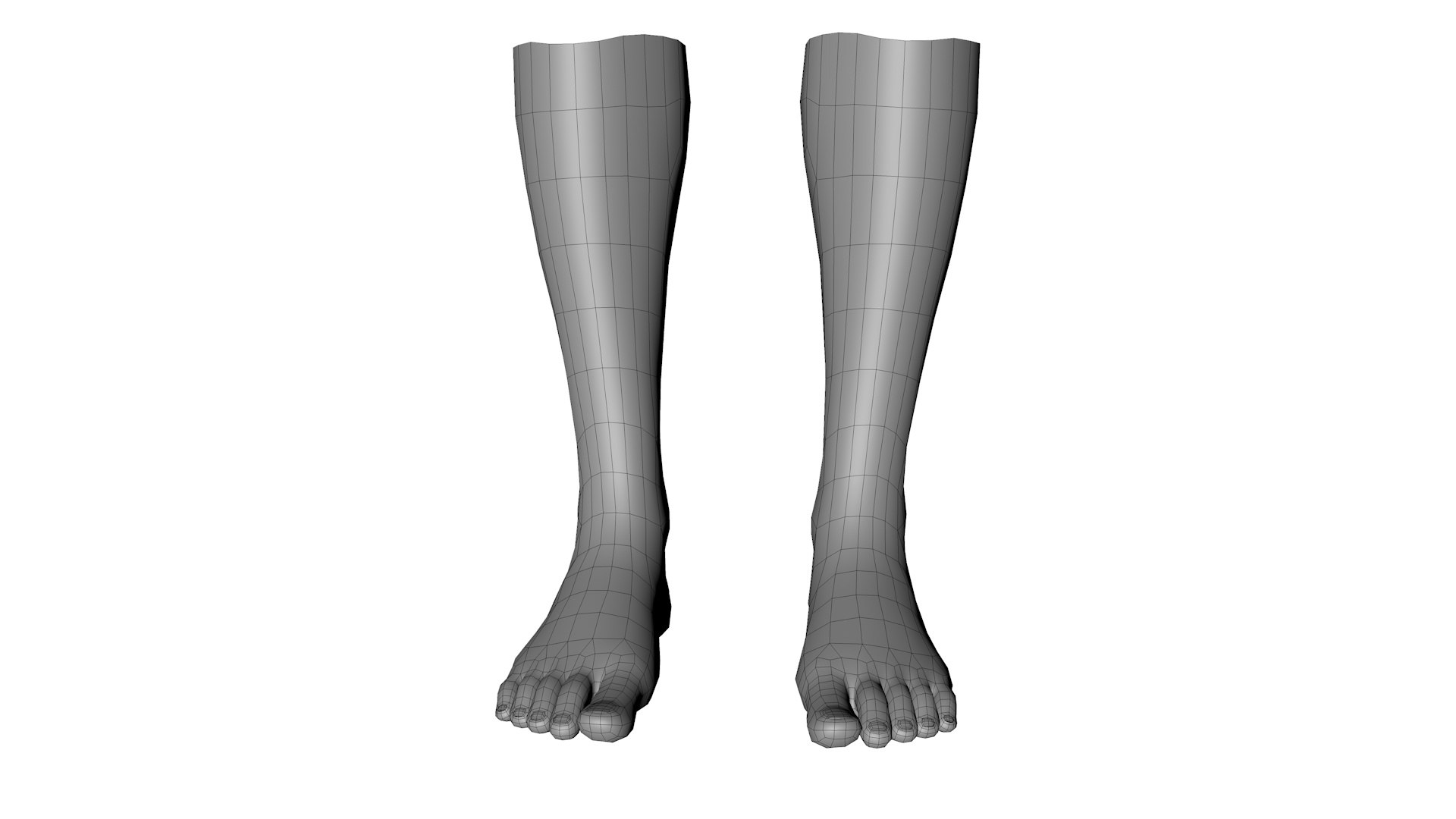 Female Feet Rigged Dark Skin For Cinema 4D 3D Model - TurboSquid 2070612