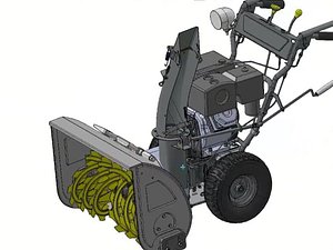3D Gas Snow Blower Machine