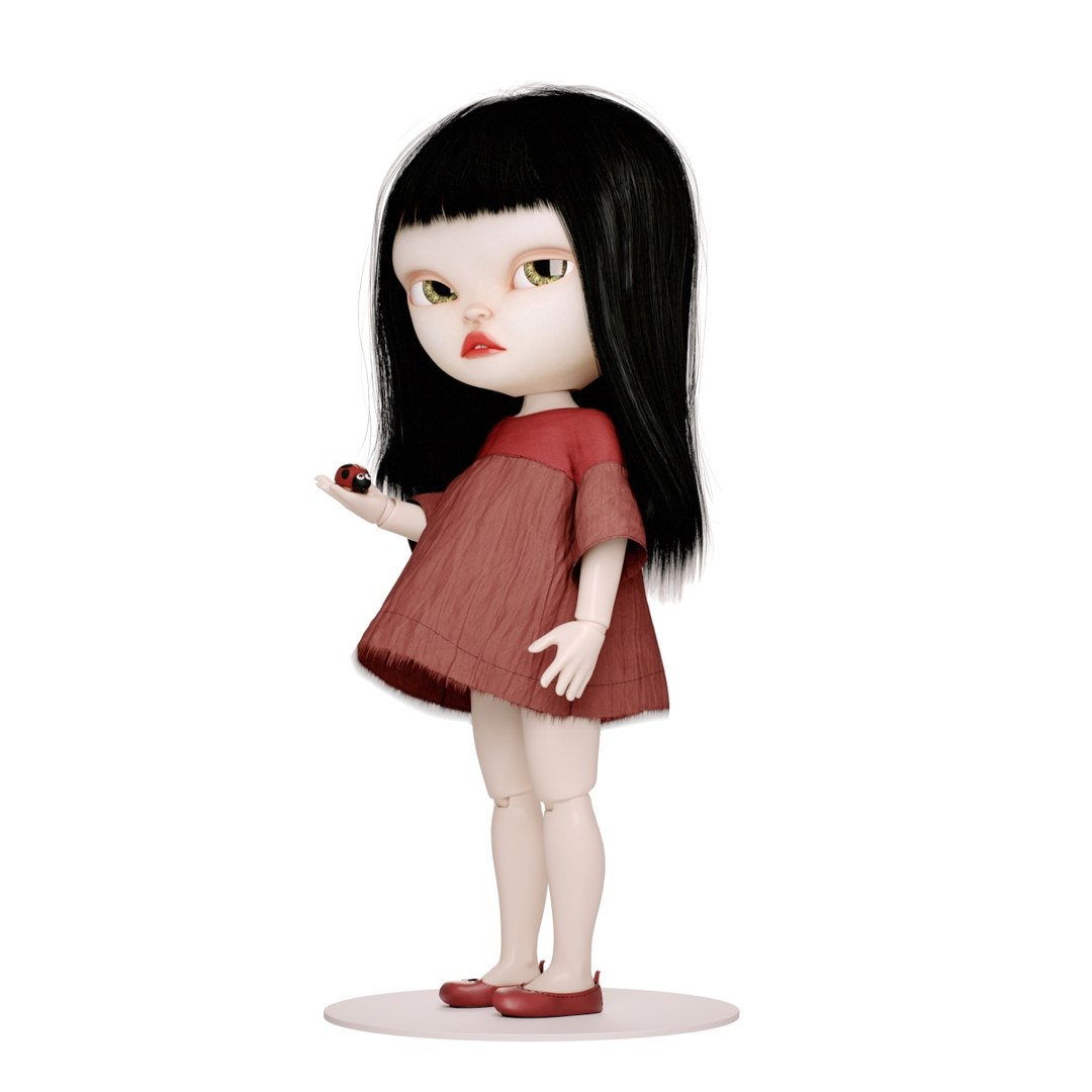 Olivia doll with Ladybug 3D - TurboSquid 1929571