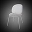 Beetle Dining Chair Un-Upholstered by Gubi