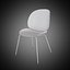 Beetle Dining Chair Un-Upholstered by Gubi