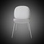 Beetle Dining Chair Un-Upholstered by Gubi