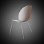 Beetle Dining Chair Un-Upholstered by Gubi