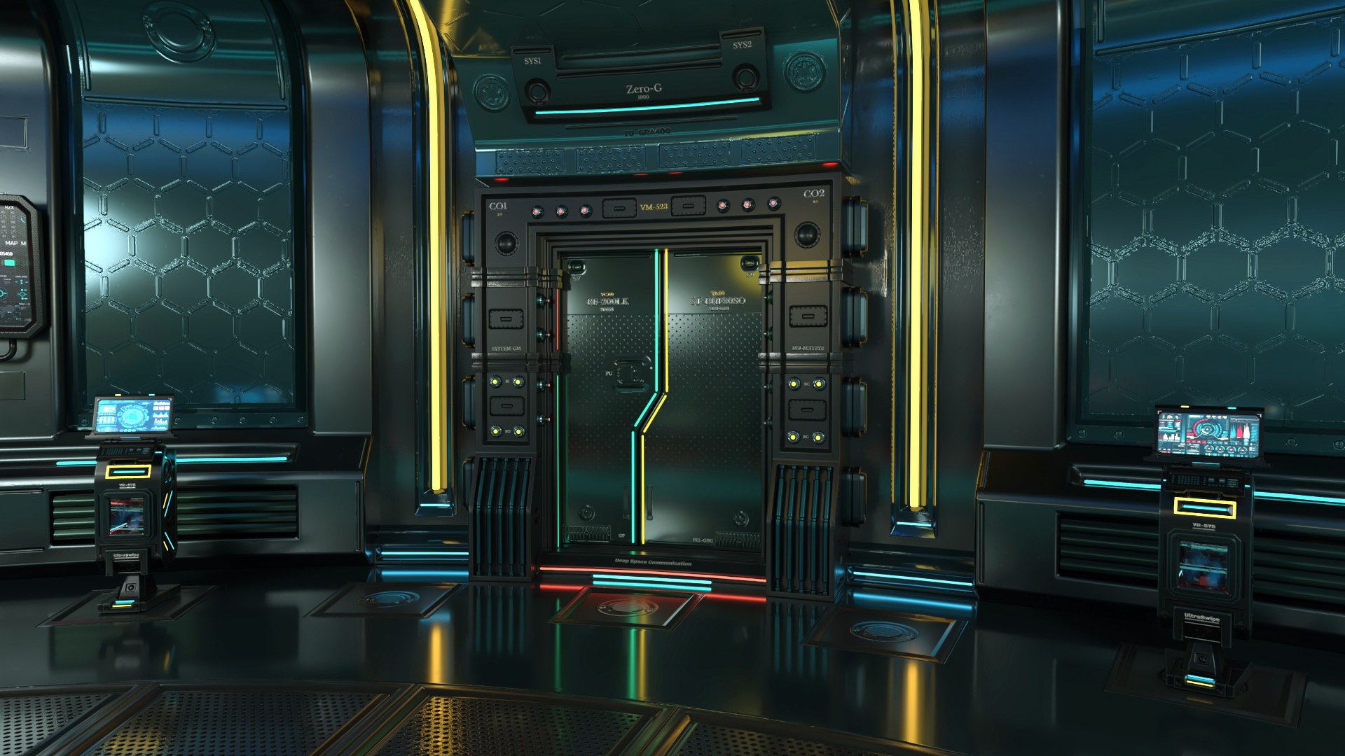 3D Sci Fi Interior Station Model - TurboSquid 2093666