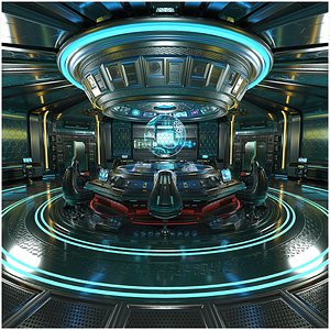 Sci Fi Interior Station