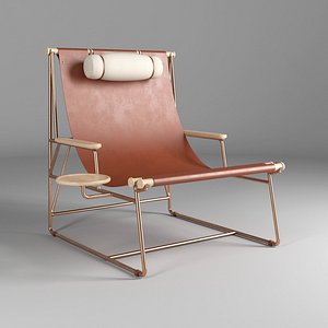 Leather Deck Chair