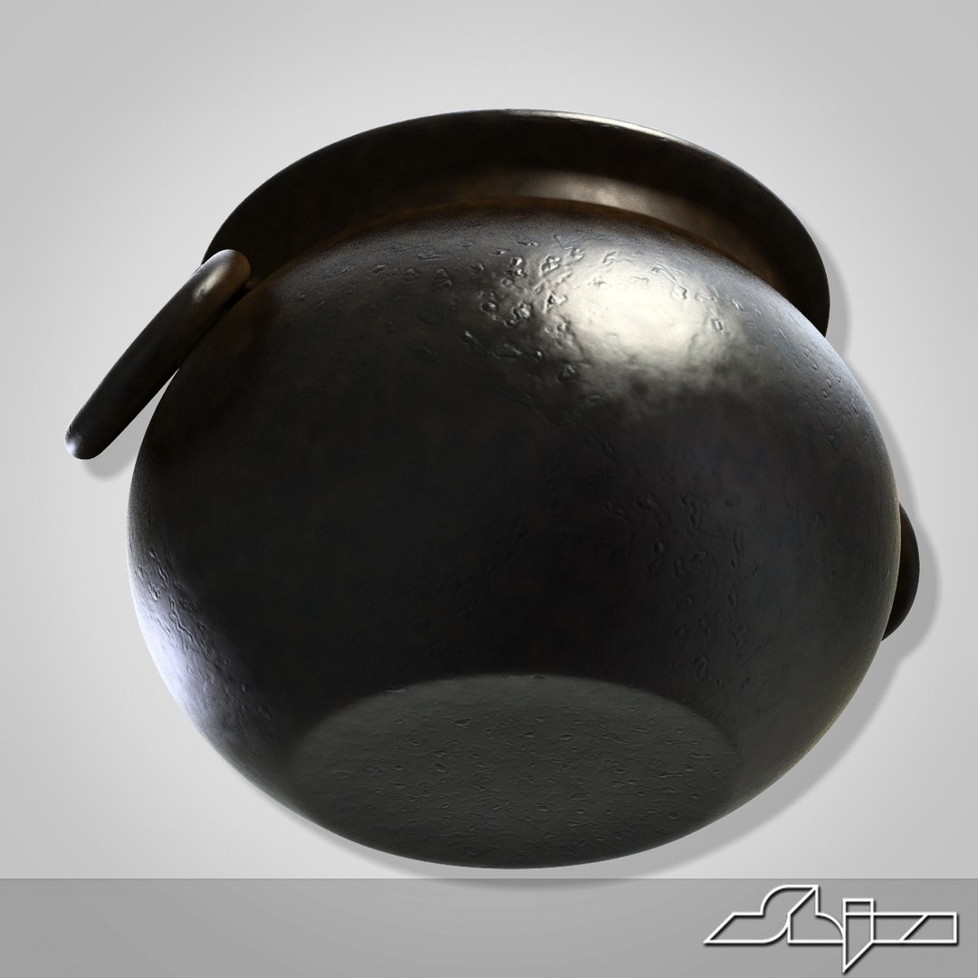 Iron Pot 3d Model