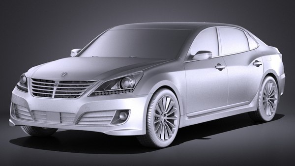 2016 hyundai equus 3d model