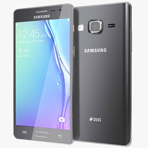 realistic samsung z3 black 3d max