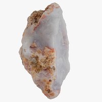 Pink Amethyst With Calcite Chalcedony