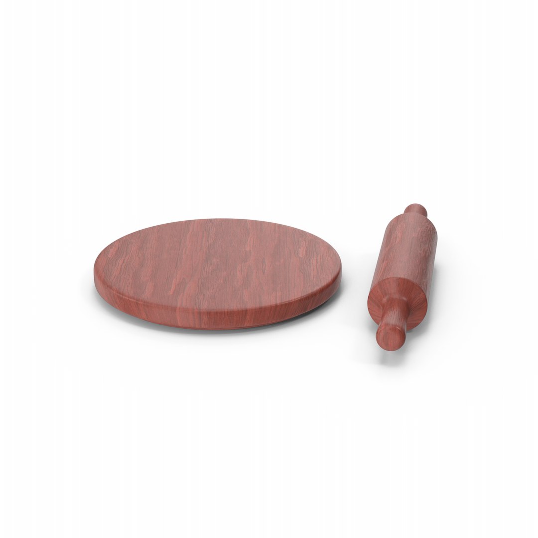 Kitchen Rolling Pin 2 3D TurboSquid 2119780