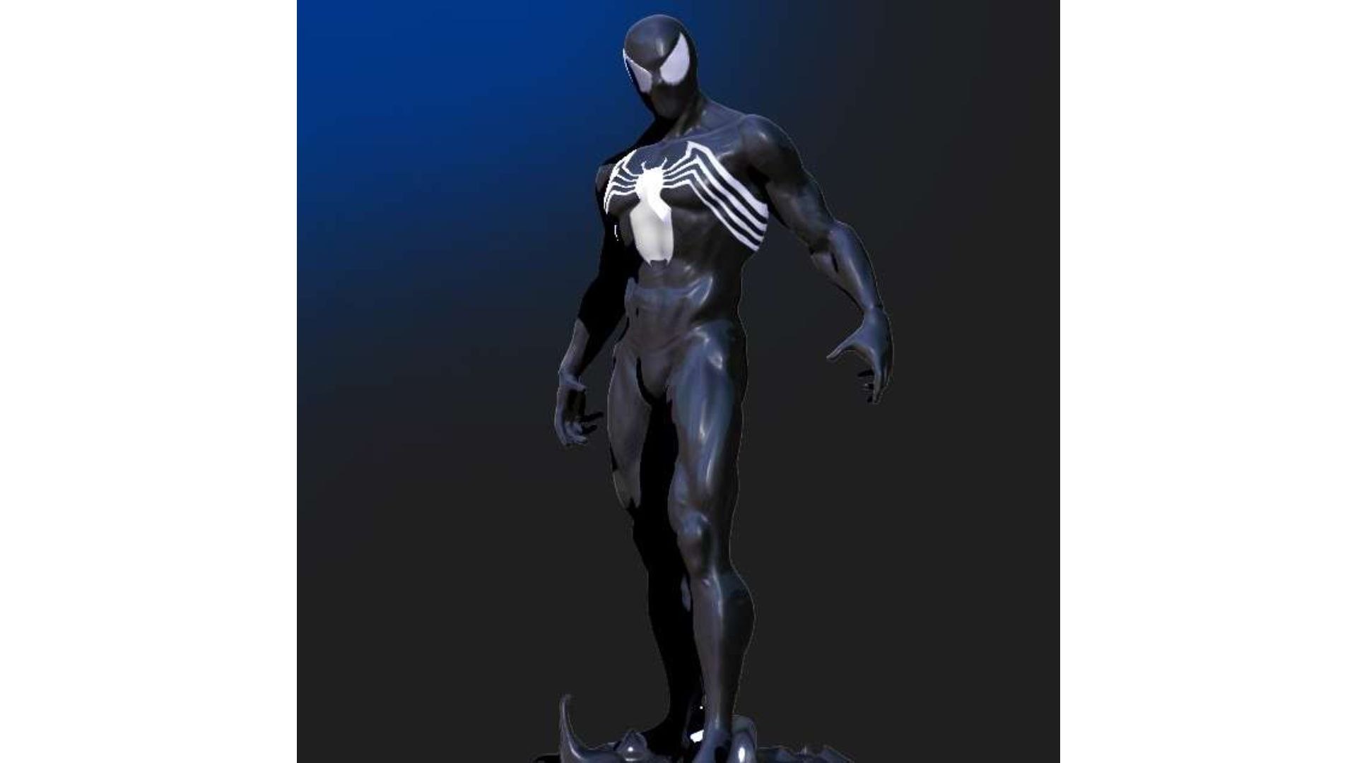Black spiderman 3D - TurboSquid 2111675