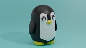 3D Penguin Animal