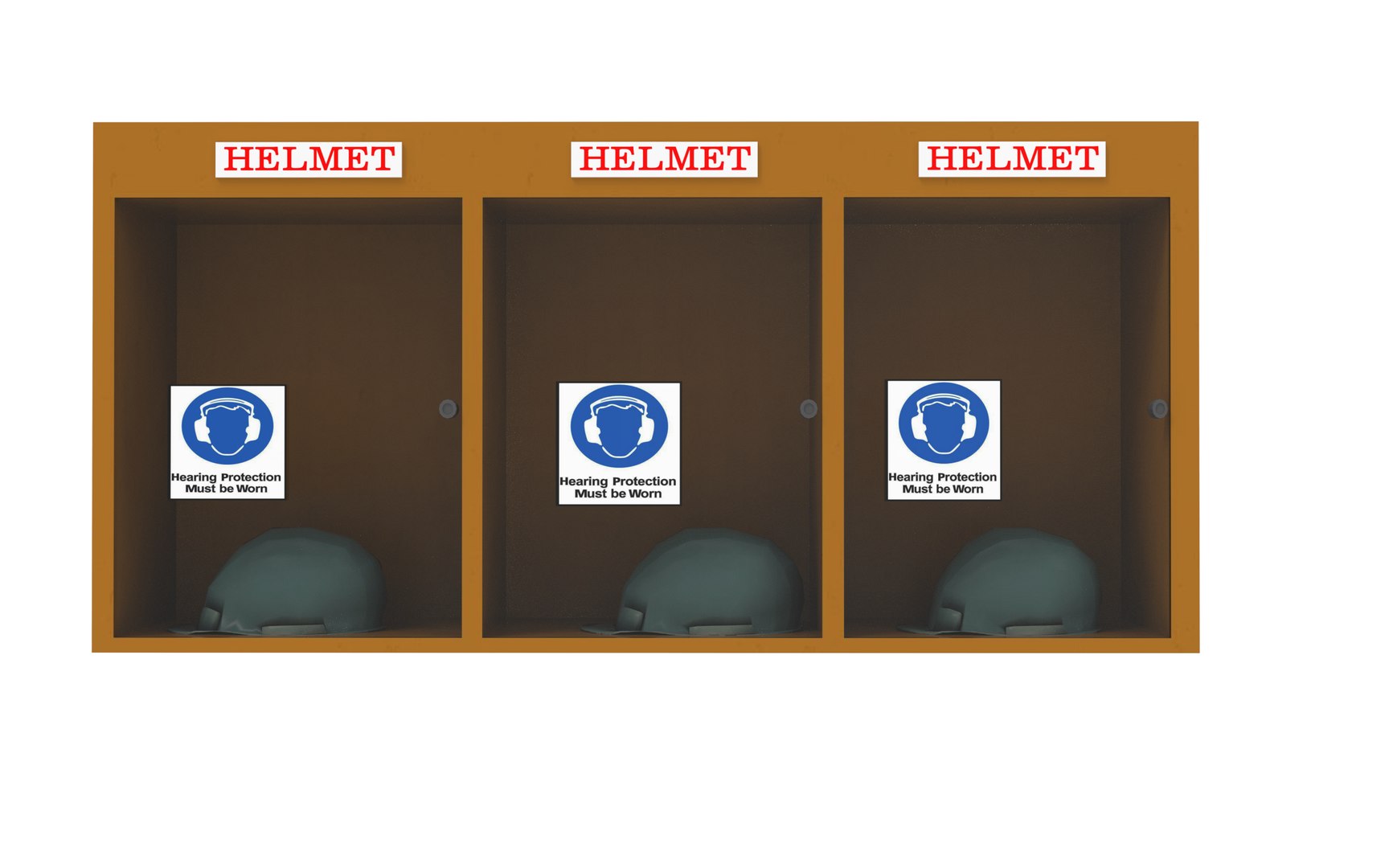 3D Helmet Storage Rack Model - TurboSquid 2172892