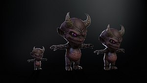 3D ChibiMonster7Pack2