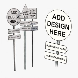 Road Signs Assemblies - Customizable Essentials