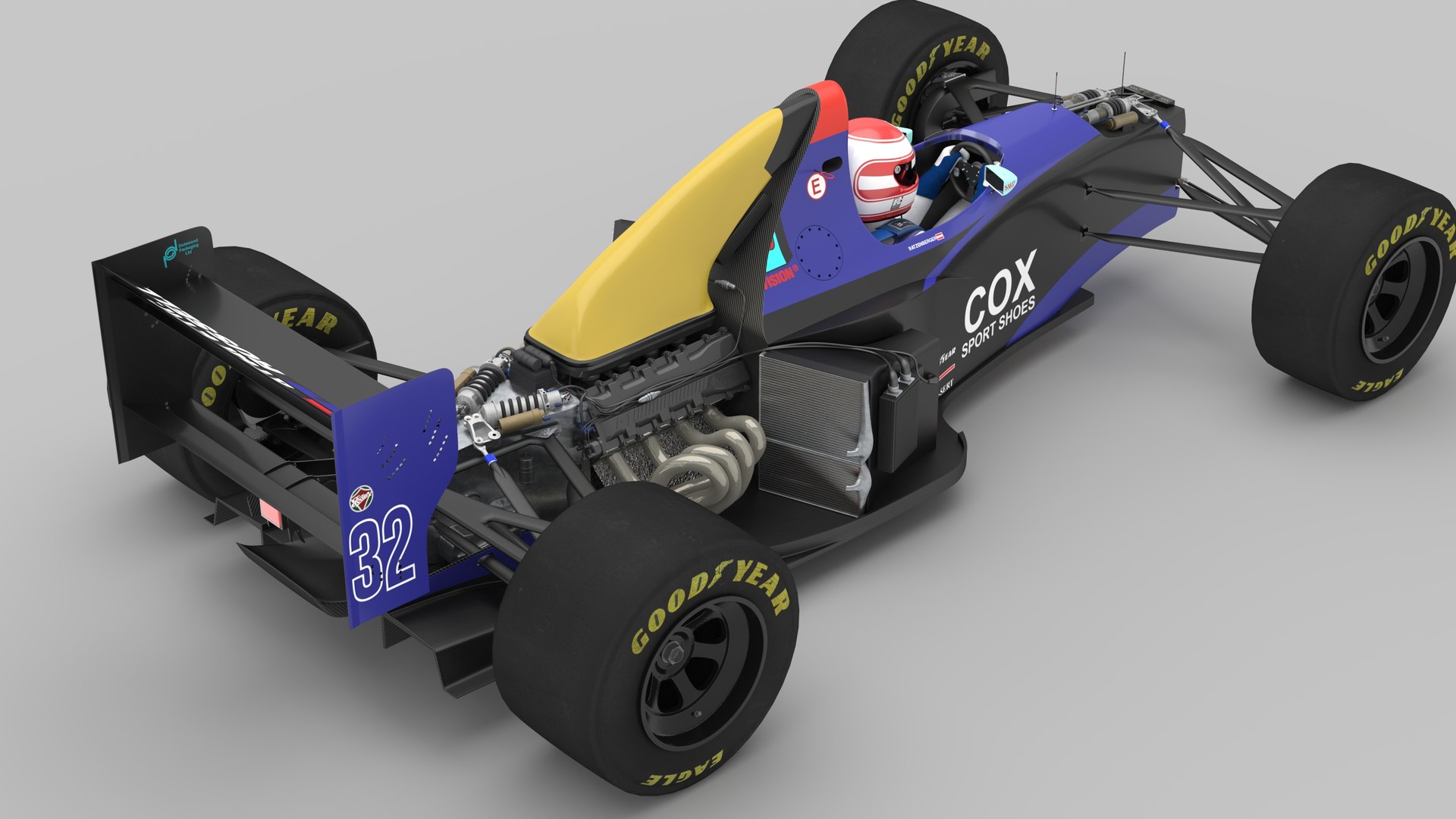 3D 1994 Simtek Car Model - TurboSquid 2287013