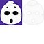 Máscaras de fantasmas de Halloween para niños
