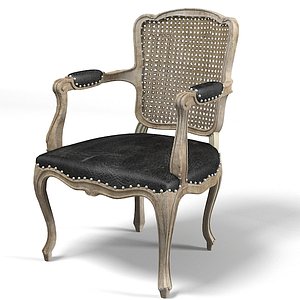 3d model guest chair armchair